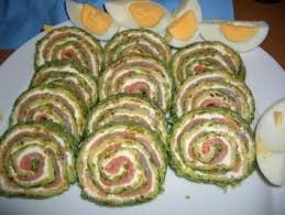 Lachsrolle Mit Spinat Und Frischkase Rezept Rezept Rezepte Mit Frischkase Spinat Lachs Rolle Lachsrolle