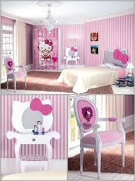 Decorez La Chambre De Votre Petite Fille Avec Hello Kitty Theme Decor De Maison Decoration Hello Kitty Bedroom Hello Kitty House Hello Kitty Furniture