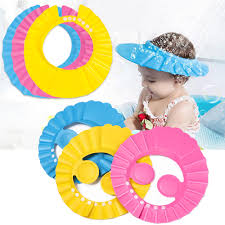 4.no need to close your eyes when washing hair. 1pc Adjustable Baby Shower Caps Child Shampoo Hat Wash Hair Shield Bath Visor Hats Waterproof Ear Eye Protection Infant Supplies Hot Sale F2ed Goteborgsaventyrscenter