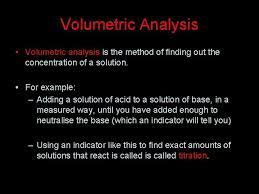 Check spelling or type a new query. Volumetric Analysis Volumetric Analysis Volumetric Analysis Is The