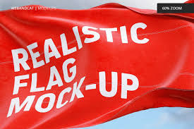 3d Flag Mock Up Mocking Mockup Graphic Design Tips
