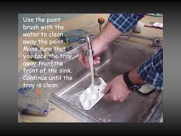 how to properly clean your paint brush