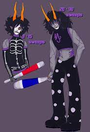 No Game AU, Adult Gamzee Makara, I just typed in random numbers in a  sweeps-years converter to match the age with their appearances, I did a  pretty good job at that I