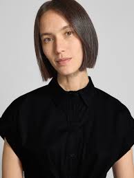 Lauren Ralph Lauren Hemdblusenkleid mit Knotendetail Modell 'CIAN' (black)  online kaufen