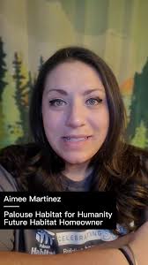 Aimee Martinez, our next Habitat homeowner, has a short message for us and  all of our supporters: thank you!