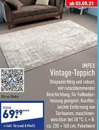 Gibt es teppich bei aldi nord im angebot? Impex Vintage Teppich Angebot Bei Aldi Nord