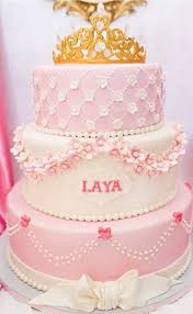 Pink Gold Princess Theme Kinder Geburtstag Torte Prinzessinentortchen Kuchen Baby Geburtstag