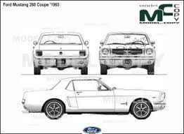 Ford Mustang 260 Coupe 1965 Blueprints Ai Cdr Cdw Dwg Dxf Eps Gif Jpg Pdf Pct Psd Svg Tif Bmp Ford Mustang Mustang Coupe