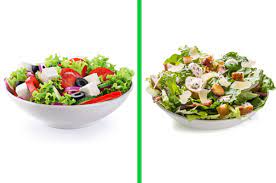 But, if you guessed that they weigh the same, you're wrong. Which Kind Of Salad Are You