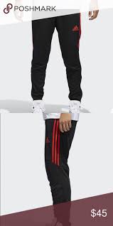 Black And Red Adidas Joggers Tiro 17 Training Pants Pants Training Pants Red Adidas