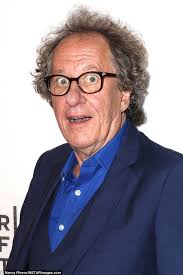 Geoffrey Rush mimics Einstein at Tribeca Film Festival