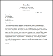 professional bar manager cover letter