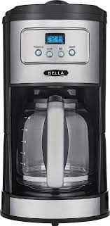 Bella 12 cup coffee maker reviews. Best Buy Bella Classics 12 Cup Coffee Maker Chrome Black Bla14438