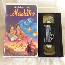 Walt Disney Aladdin Black Diamond Edition Vhs 1993 Classic Disney Aladdin Childrens Movies Walt Disney