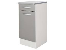 Meuble Bas 40 Cm 1 Porte 1 Tiroir Spoon Color Coloris Gris Vente De Meuble Bas Conforama Meuble Bas Vente Meuble Mobilier De Salon