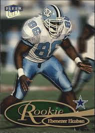 Is a former american football defensive end in the national football league for the dallas cowboys, cleveland browns, an. 1999 Tarjeta De Futbol Ultra 274 Ebenezer Ekuban Novato Ebay