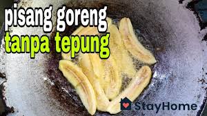 Celup pisang ke adonan pencelup lalu gulingkan di atas roti tawar sampai roti menempel. Pisang Goreng Tanpa Tepung Youtube