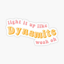 Bts dynamite group members 4k wallpaper. Dynamite Bts Stickers Redbubble