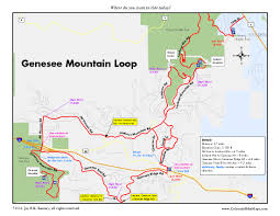 Genesee Mountain Loop Coloradobikemaps