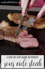 How To Sous Vide Steak Couple In The Kitchen Recipe Sous Vide Steak Recipes Sous Vide Recipes