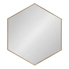 The flexible gooseneck makes it easy to find the perfect viewing angle. Kate And Laurel Rhodes 6 Sided Hexagon Wall Mirror 30 75x34 75 Overstock 27703679