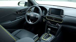 Fixed rear window w/fixed interval wiper and defroster; 2018 Hyundai Kona Interior Youtube