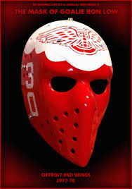 Mask Ron Low Detroitredwings Hockey Goalie Mask Detroit Red Wings Detroit Red Wings Hockey