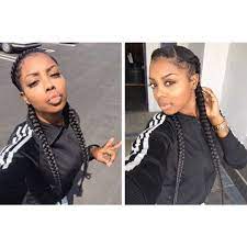 Ghana Braids Ghana Braids With Updo Straight Up Braids Braids Hairstyles For Black Girls Braids For Natural Hair Styles Braided Hairstyles Hair Inspiration