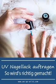 Tolle idee, um ein nagellack muster selber zu machen: Uv Nagellack Auftragen Entfernen Der Grosse Guide We Go Wild