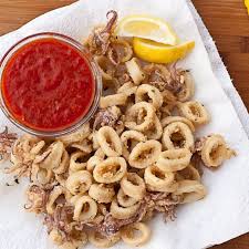 Calamari Fritti Fried Calamari Chaos In The Kitchen Calamari Recipes Fried Calamari Yummy Seafood