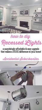 Crawling around in the attic insulation, cutting holes for switches, and installing the costco led pot light Get These Lamps For Your Living Room Decor Installing Recessed Lighting Diy Recessed Lighting Recessed Lighting