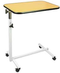 2 Overbed Table By Vive Swivel Tilt Top Rolling Tray Table Overbed Table Bed Tray Table Bed Table
