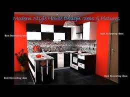 red and black kitchen designs inside