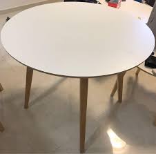 We have tested it for you! Ikea White Round Dining Table Nordmyra Furniture Home Living Furniture Tables Sets On Carousell