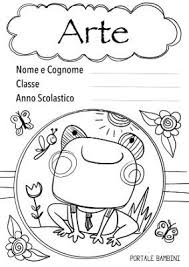 Copertine Per Quaderni Da Stampare E Colorare Portale Bambini Copertina Le Idee Della Scuola Quaderno