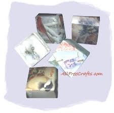 Print one of these templates onto the blank side. Folded Gift Boxes From Cards All Free Crafts