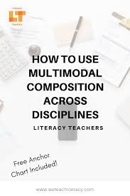 Learn How To Create Multimodal Texts Across Disciplines And