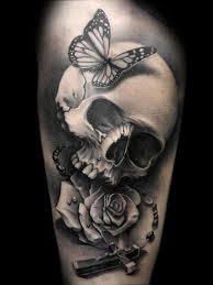 40 Interesting Skull Tattoo Designs For You Berlinroots Skull Sleeve Tattoos Skull Tattoos Skull Tattoo Design
