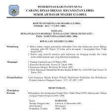 Sk pengangkatan kepala sekolah tk. Contoh Surat Sk Pengangkatan Kepala Sekolah Contoh Surat