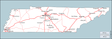 The state of tn covers a total area of 42. Tennessee Free Map Free Blank Map Free Outline Map Free Base Map Outline Main Cities Roads Names