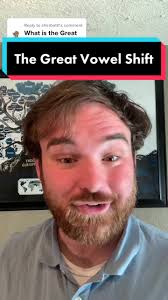 Reply to @sherbattt The Great Vowel Shift! #language #linguistics  #todayilearned #english #shakespeare #chaucer #learning