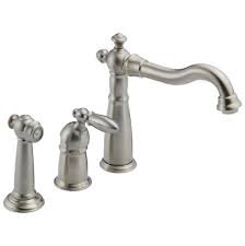 Chrome single handle kitchen faucet with integral spray (part number: Delta Faucet 155 Ss Dst At Baker Pipe Supply The Best Plumbing In Goldsboro North Carolina Goldsboro North Carolina