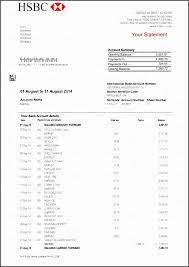 Us Bank Statement Template Luxury Fresh Hsbc Bank Statement Template Bank Statement Template Statement Template Bank Statement Resume Template Examples