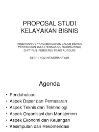 Download proposal studi kelayakan bisnis. Proposal Studi Kelayakan Bisnis