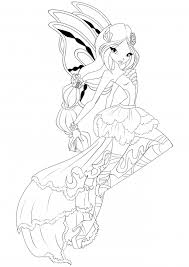 In the second season layla has joined them. Flora Harmonix Coloring Pages Winx Club Fairy School Coloring Pages Colorings Cc