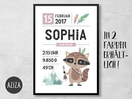 Geburtsanzeige Poster A4 Dachs Etsy Geburtsanzeige Geburtsanzeige Ideen Poster Kinderzimmer