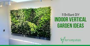 Bring life and positivity to your home with an indoor wall shelve garden like this. 11 Brilliant Diy Indoor Vertical Garden Ideas Ferns N Petals