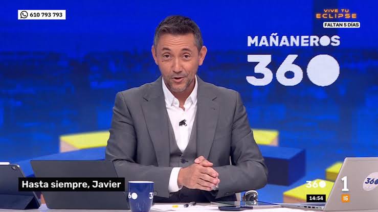 Así ha sido la despedida definitiva de Javier Ruiz en RTVE, con un momento  imprevisto y una reivindicación final