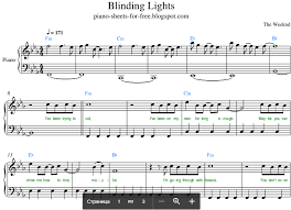 The Weeknd Blinding Lights Piano Sheet Music Easy Pdf Easy Piano Sheet Music Piano Sheet Music Sheet Music