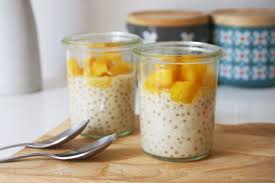 Perles Du Japon Au Lait De Coco Vanille Et Mangue Fraiche Perle Du Japon Perle De Tapioca Lait De Coco